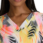 Women's V-Neck Thrive Top - 5107 - Zebra Brilliance