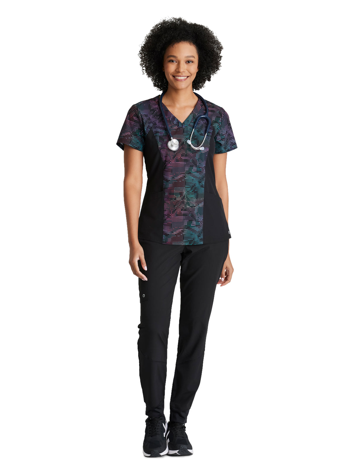 Women's Color Block Thrive Top - 5107C - Prismatic Lights