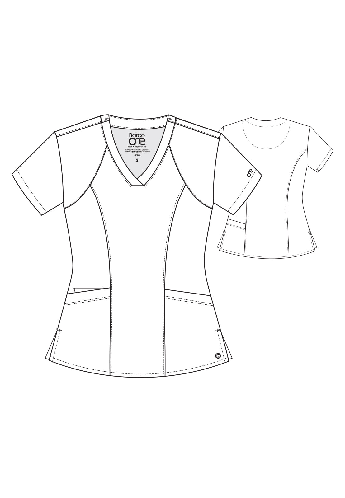 Women's Color Block Thrive Top - 5107C - Prismatic Lights