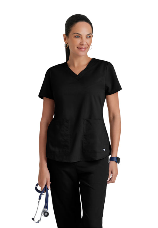 Women's V-Neck Aubrey Top - 71166 - Black