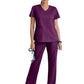 Women's V-Neck Aubrey Top - 71166 - Wine
