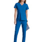 Women's V-Neck Elevate Top - 7188 - New Royal
