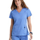 Women's V-Neck Elevate Top - 7188 - Ciel Blue