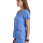 Women's V-Neck Elevate Top - 7188 - Ciel Blue