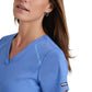Women's V-Neck Elevate Top - 7188 - Ciel Blue