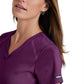 Women's V-Neck Elevate Top - 7188 - Wine