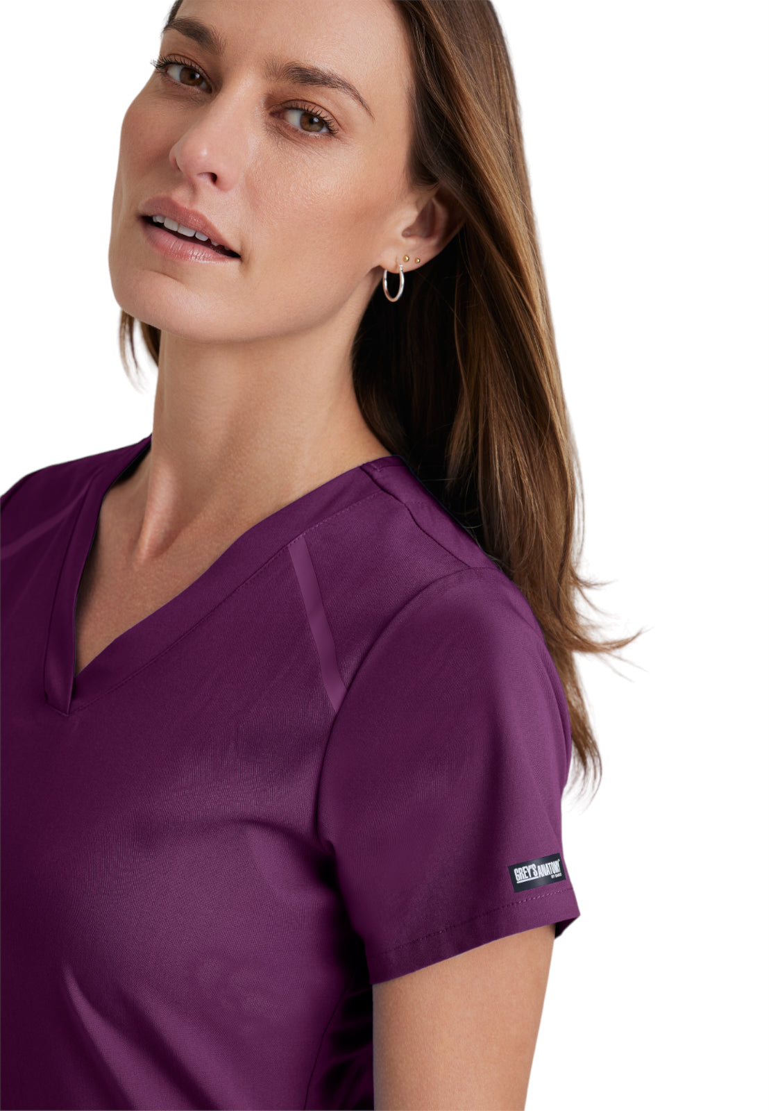 Women's V-Neck Elevate Top - 7188 - Wine