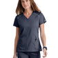 Women's V-Neck Elevate Top - 7188 - Steel