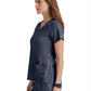 Women's V-Neck Elevate Top - 7188 - Steel