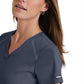 Women's V-Neck Elevate Top - 7188 - Steel