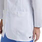 Women's Two-Pocket Tailored Fit 31.5" Hannah Lab Coat - 7446 - White