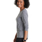 Women's Long Sleeve Accelerate Underscrub Tee - BOK804 - Grey Heather