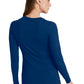 Women's Long Sleeve Accelerate Underscrub Tee - BOK804 - Indigo (Navy)