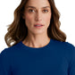 Women's Long Sleeve Accelerate Underscrub Tee - BOK804 - Indigo (Navy)