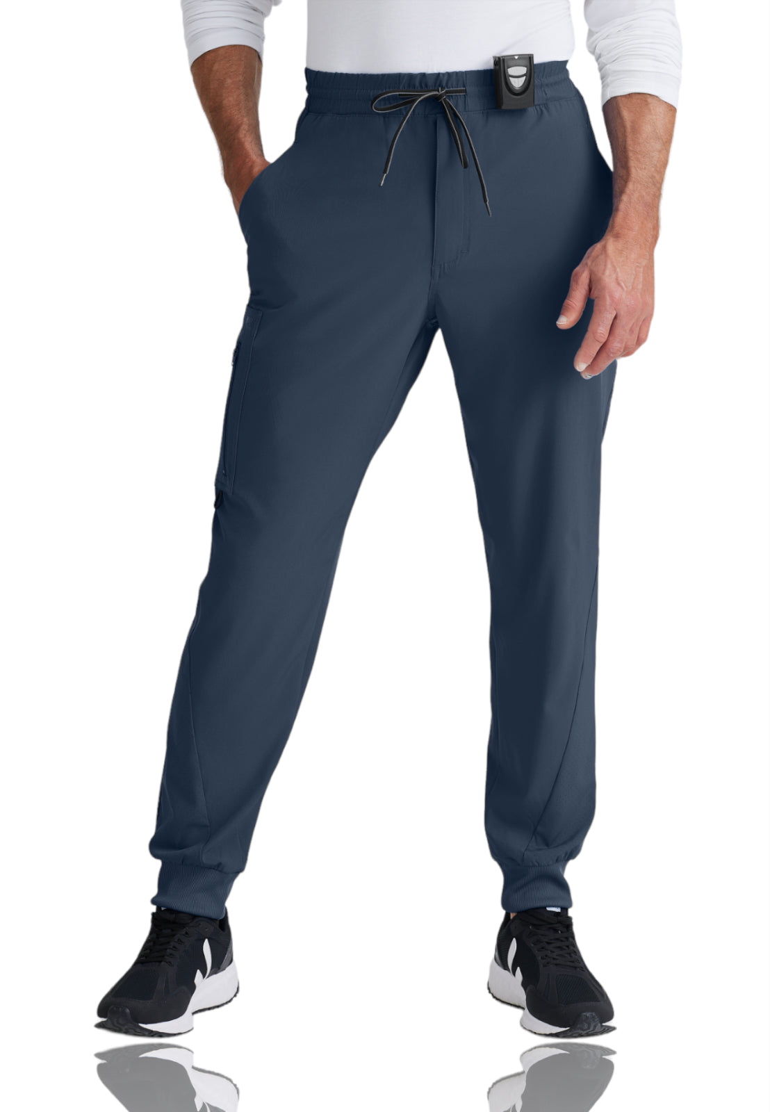 Men's Perforated Side Panels Vortex Jogger Pant - BOP520 - Steel