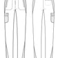 Women's Yoga-Style Uplift Pant - BOP597 - Steel
