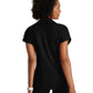 Women's 2 Pocket Zip Neck Dolman Top - BOT210 - Black
