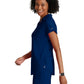 Women's 2 Pocket Zip Neck Dolman Top - BOT210 - Indigo (Navy)