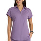 Women's 2 Pocket Zip Neck Dolman Top - BOT210 - Dusty Lavender