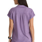 Women's 2 Pocket Zip Neck Dolman Top - BOT210 - Dusty Lavender
