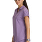 Women's 2 Pocket Zip Neck Dolman Top - BOT210 - Dusty Lavender