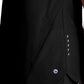 Women's 2 Pocket Banded Zip Collar Flux Top - BOT216 - Black