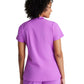 Women's 2 Pocket Banded Zip Collar Flux Top - BOT216 - Helio Purple