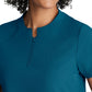 Women's 2 Pocket Banded Zip Collar Flux Top - BOT216 - Bahama
