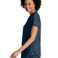 Women's 2 Pocket Banded Zip Collar Flux Top - BOT216 - Steel