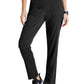 Women's Flat Front Waistband Pant - BUP601 - Black