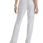 Women's Flat Front Waistband Pant - BUP601 - White