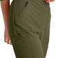Women's Flat Front Waistband Pant - BUP601 - Olive