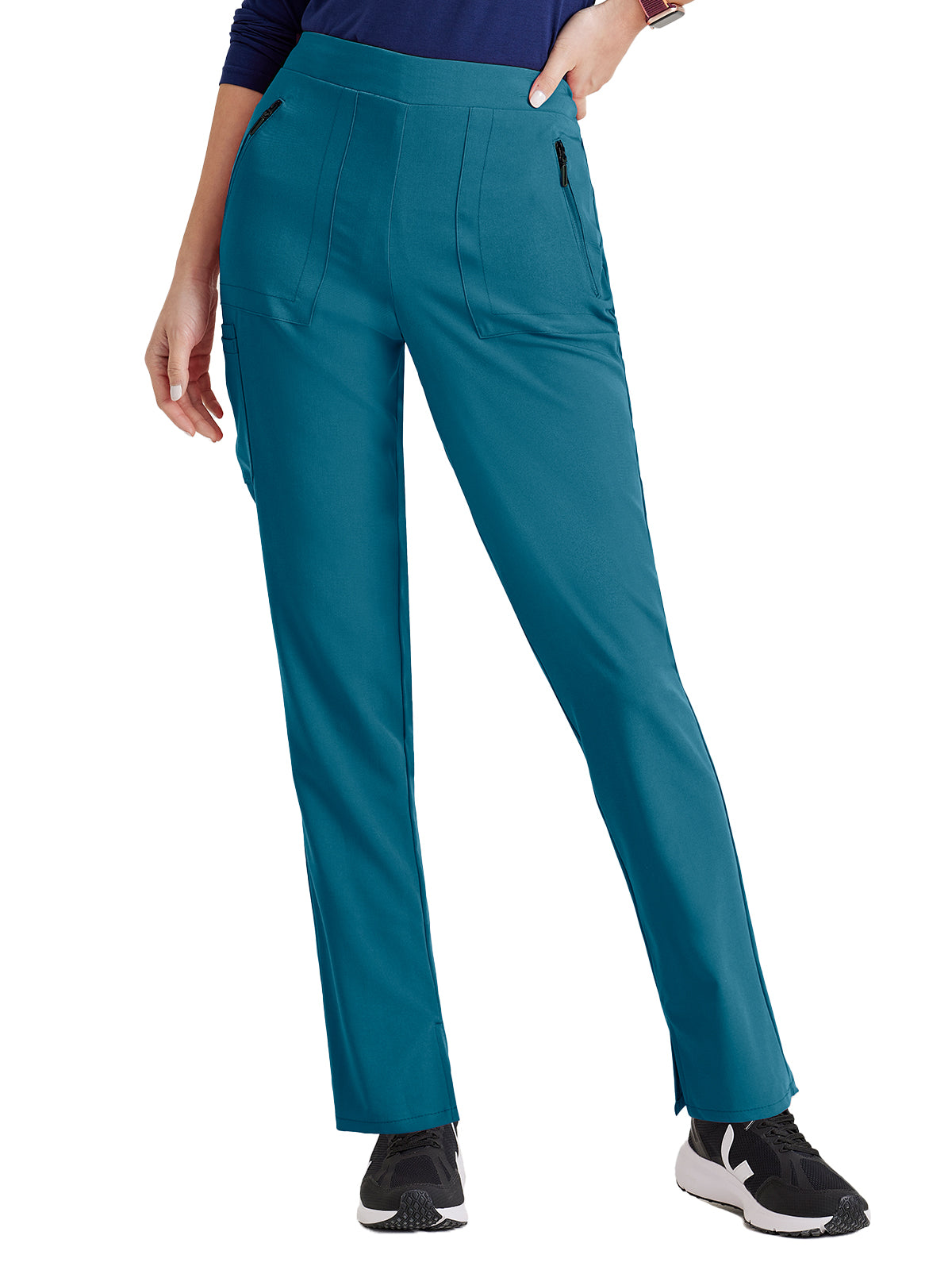 Women's Flat Front Waistband Pant - BUP601 - Bahama