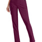Women's Flat Front Waistband Pant - BUP601 - Wine