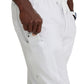 Men's Rib Cuff Jogger Style Pant - BUP602 - White