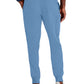 Men's Rib Cuff Jogger Style Pant - BUP602 - Ciel Blue