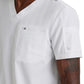 Men's Classic V-Neck Top - BUT153 - White