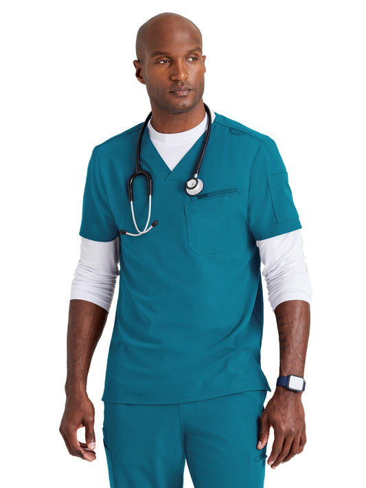 Men's Classic V-Neck Top - BUT153 - Bahama