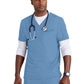 Men's Classic V-Neck Top - BUT153 - Ciel Blue