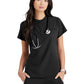Women's Henley Style Top - BUT163 - Black