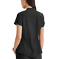 Women's Henley Style Top - BUT163 - Black