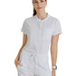 Women's Henley Style Top - BUT163 - White