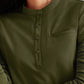 Women's Henley Style Top - BUT163 - Olive