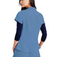 Women's Henley Style Top - BUT163 - Ciel Blue