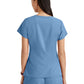 Women's Tool Strip Detail Top - BUT167 - Ciel Blue