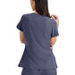 Women's Tool Strip Detail Top - BUT167 - Steel