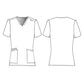 Women's Tool Strip Detail Top - BUT167 - Steel