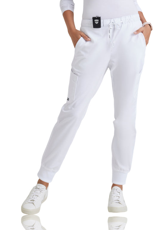 Women's Drawcord Waistband Kira Pant - GRP534 - White