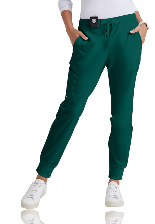 Women's Drawcord Waistband Kira Pant - GRP534 - Hunter Green
