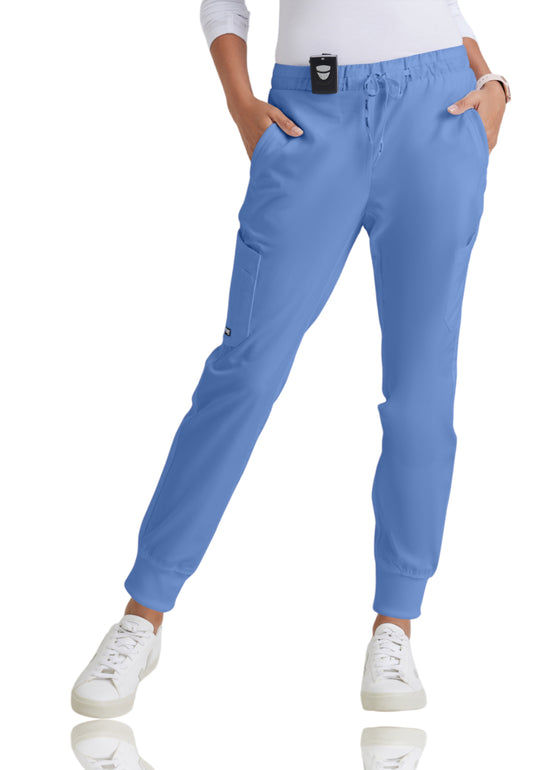 Women's Drawcord Waistband Kira Pant - GRP534 - Ciel Blue